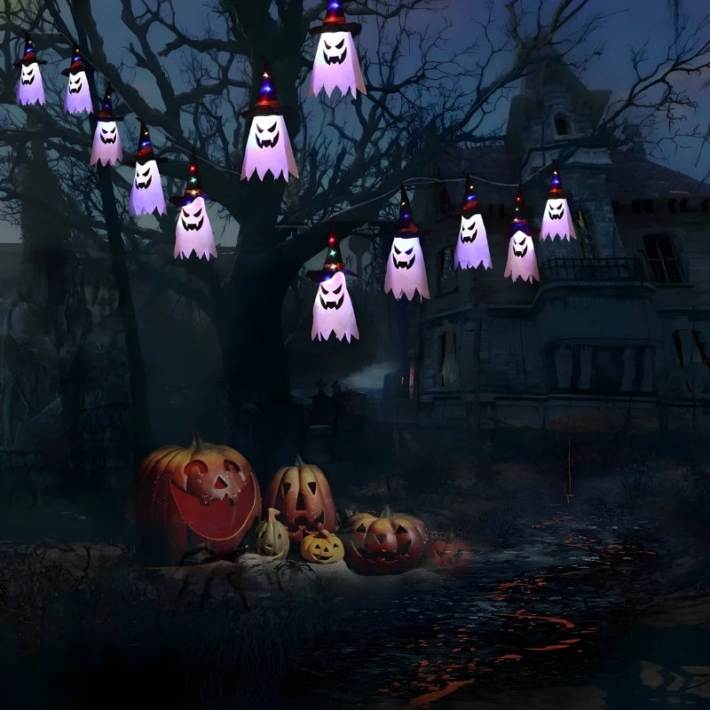 GlowNest - Halloween LED Pumpkin Lights With Battery Operation