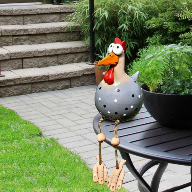 ChickCharm – Decorative Garden Chicken Statues with Waterproof Design