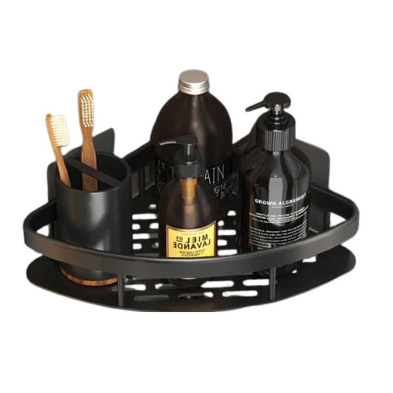 CornerNest – Bathroom Shelf with Drill-Free Installation and Water-Resistant Finish