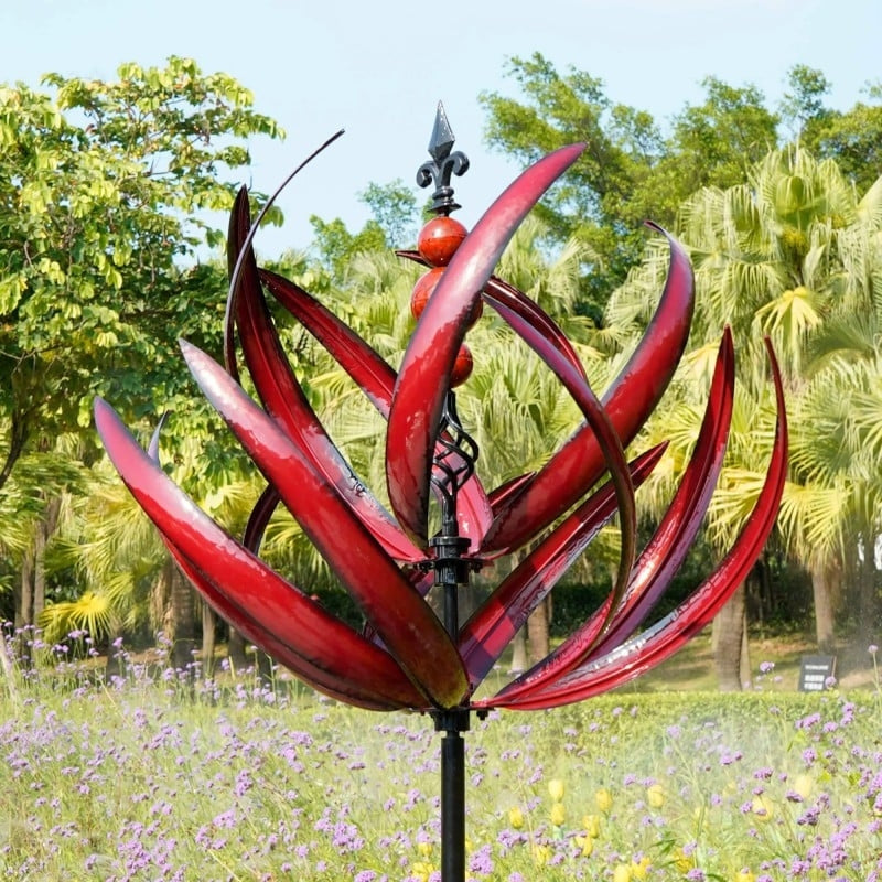 SkyTwirl – Outdoor Wind Spinner with Artistic Rotating Blades