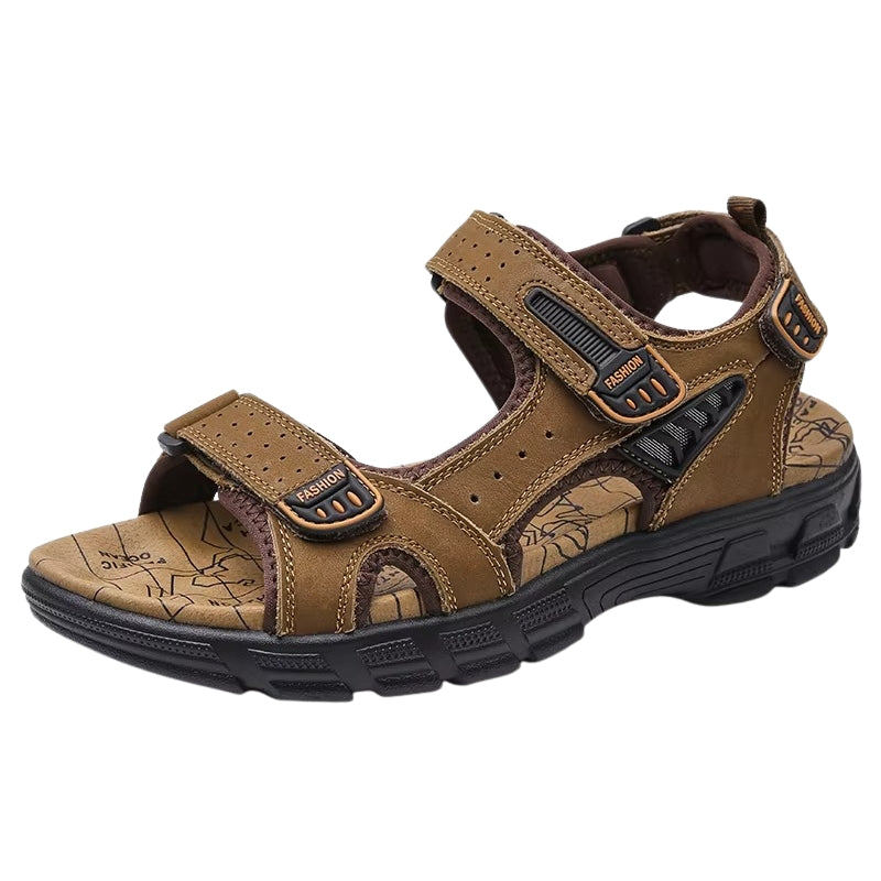 Matthew – Adjustable Open-Toe Sandals with Cushioned Sole