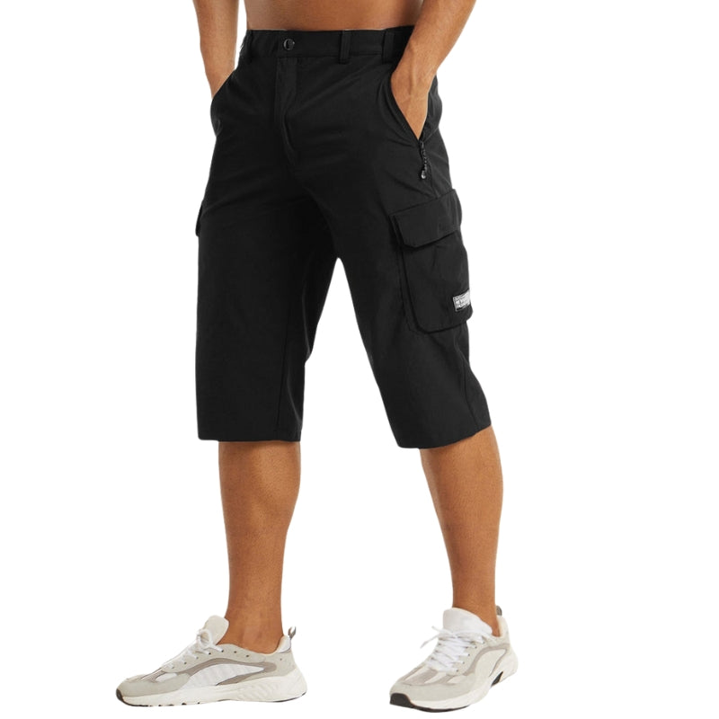 Daxon – Lightweight Cargo Shorts with Adjustable Waist and Utility Pockets