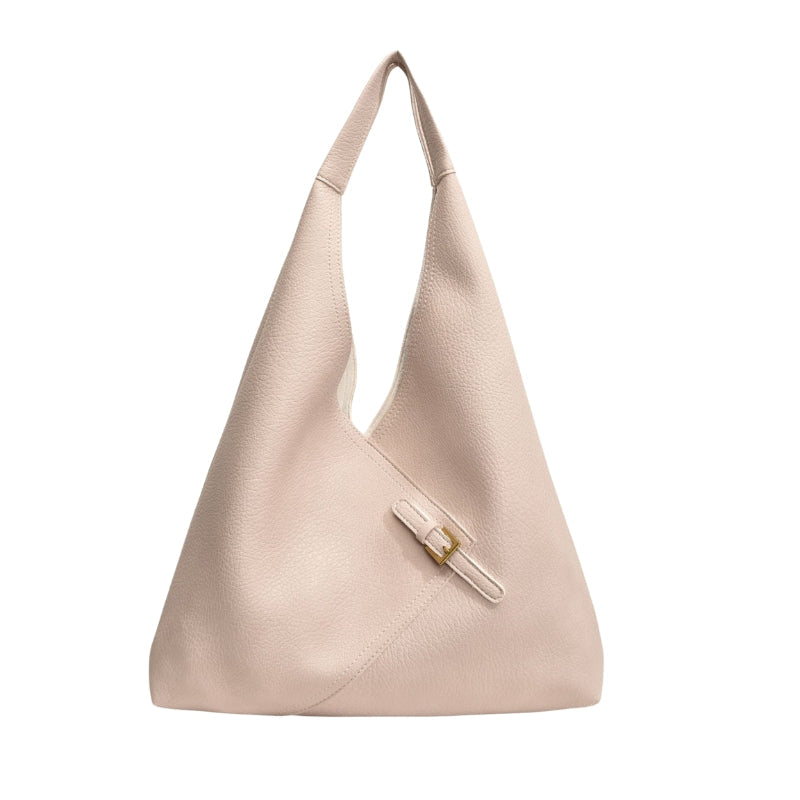 Noelia - PU Leather Shoulder Bag with Classic Design and Buckle Closure