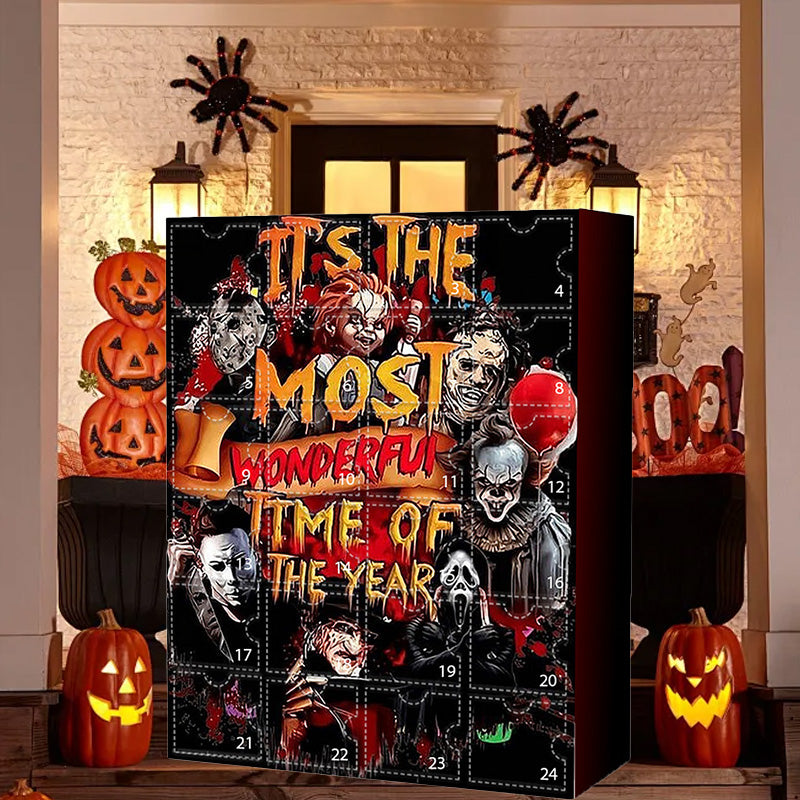 NightmareChest - 24-Day Horror Movie Countdown Calendar with Collectible Figures