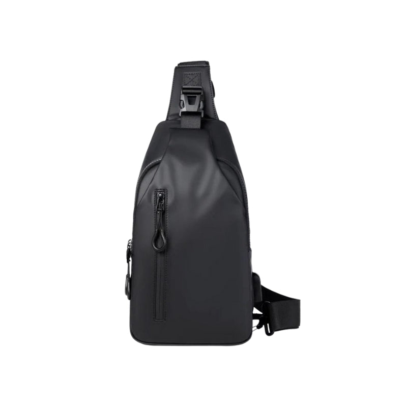 CarryEase – Waterproof Crossbody Bag with USB Port and Multiple Compartments