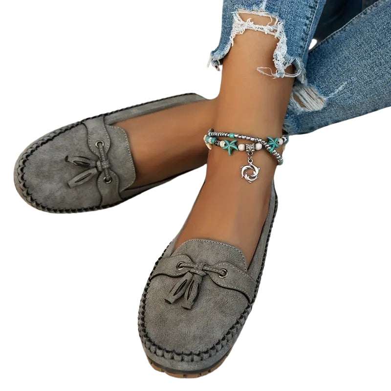 Carla – Flats sole shoes with Round Toe