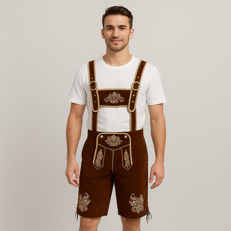 Nicholas – Traditional Lederhosen with Adjustable Straps