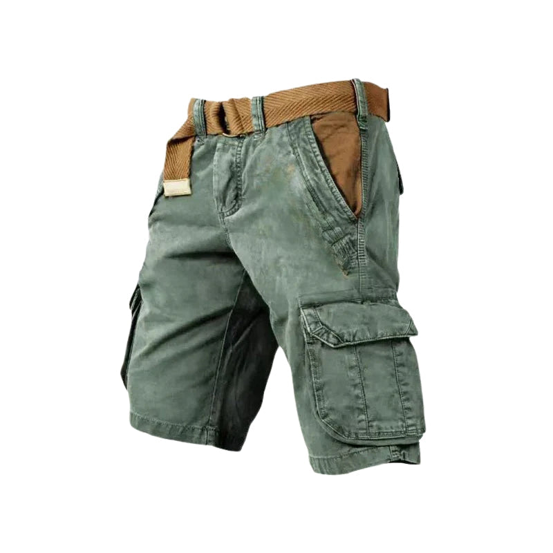 Harry – Stretch Cargo Shorts with Multifunction Pockets