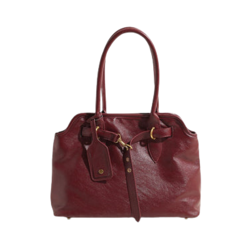 Seren - Vegan Leather Handbag with Handles