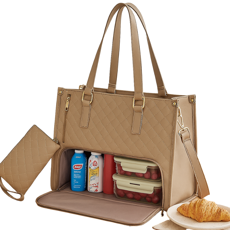 Ava – Zippered Bag with Multiple Storage Compartments