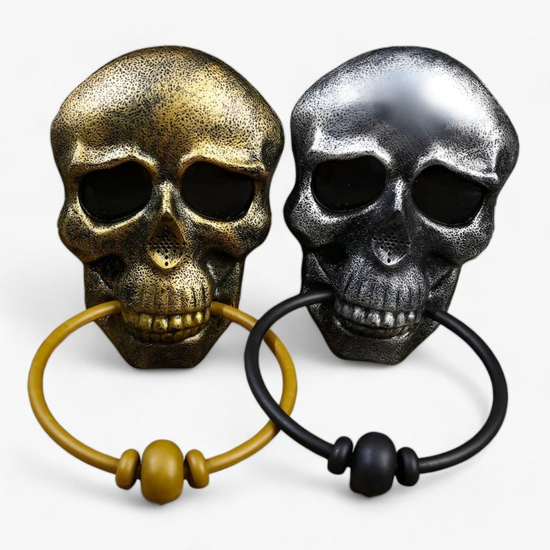 BoneForge - Skull Door Knocker With LED Eyes And Sound Effects