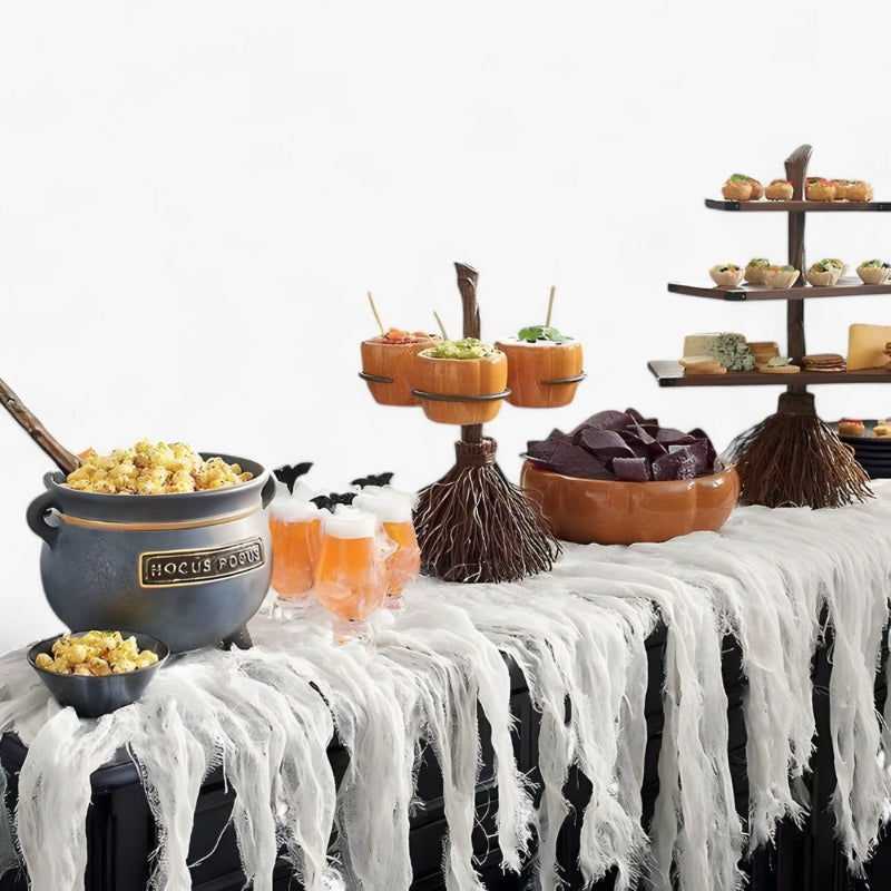 FestivaTray - Halloween Cauldron Shaped Serving Tray With Classic Design