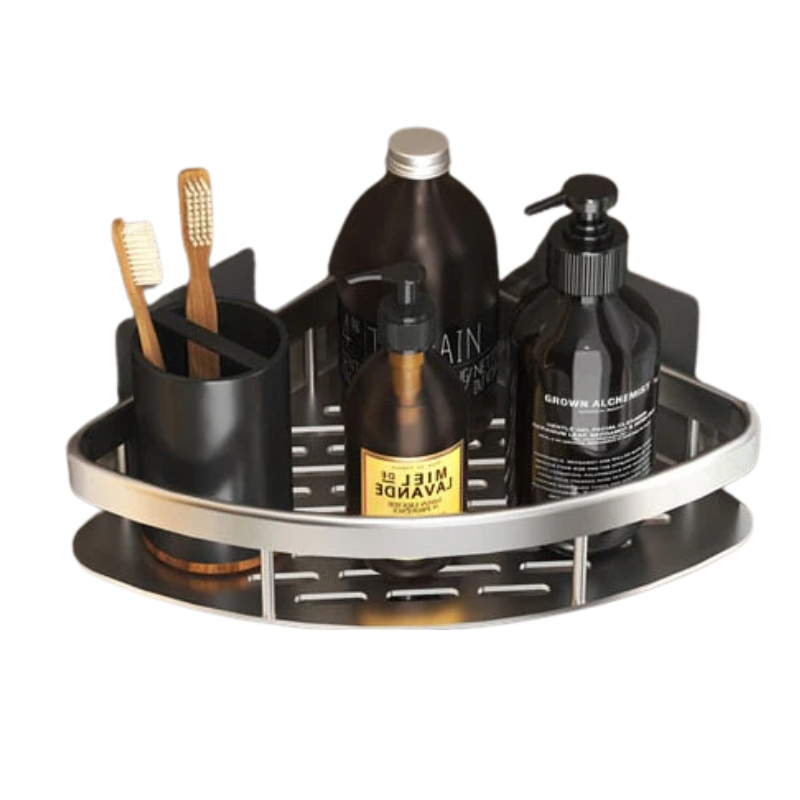 CornerNest – Bathroom Shelf with Drill-Free Installation and Water-Resistant Finish