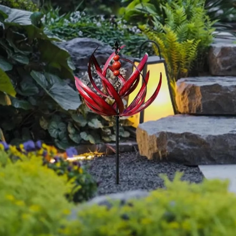 SkyTwirl – Outdoor Wind Spinner with Artistic Rotating Blades