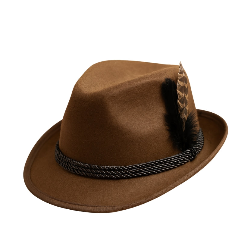 Lukas – Oktoberfest Hat with Classic Feather Decoration