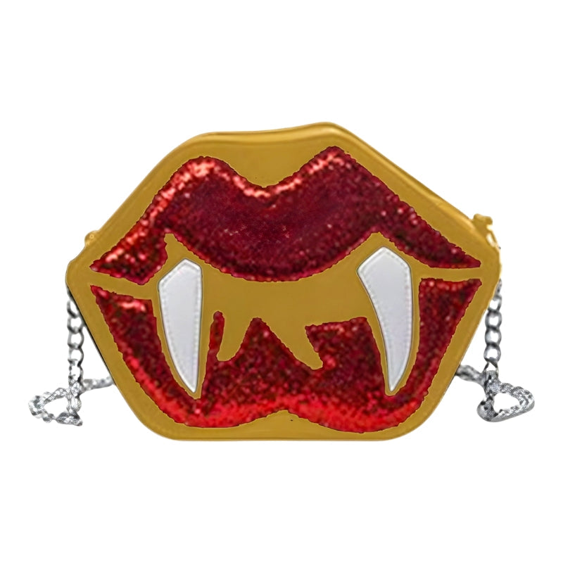 Dentara – Shoulder Bag with Tooth and Lips Design