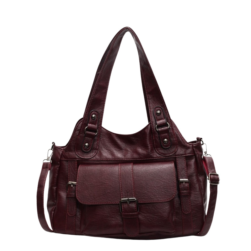 Reagan - Handbag with adjustable shoulder strap and multiple compartments