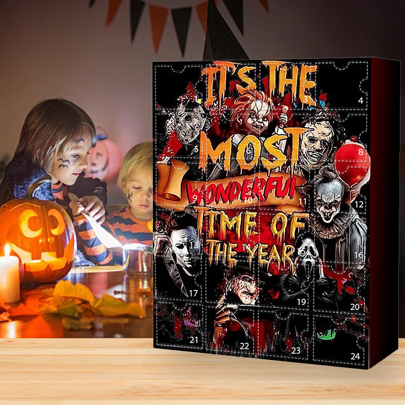 NightmareChest - 24-Day Horror Movie Countdown Calendar with Collectible Figures