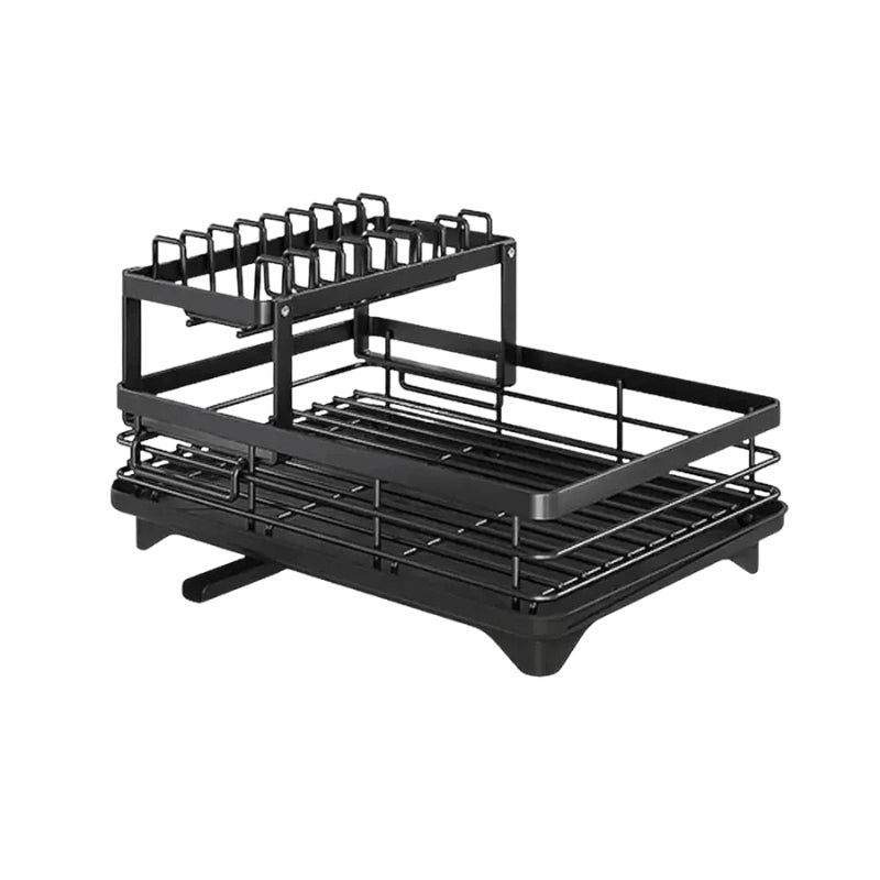 SinkMate – Adjustable Dish Drainer with Removable Drip Tray and Steel Frame