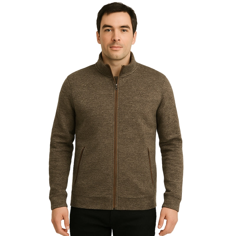 Tobias – Long Sleeve Jacket with Zip and Pockets