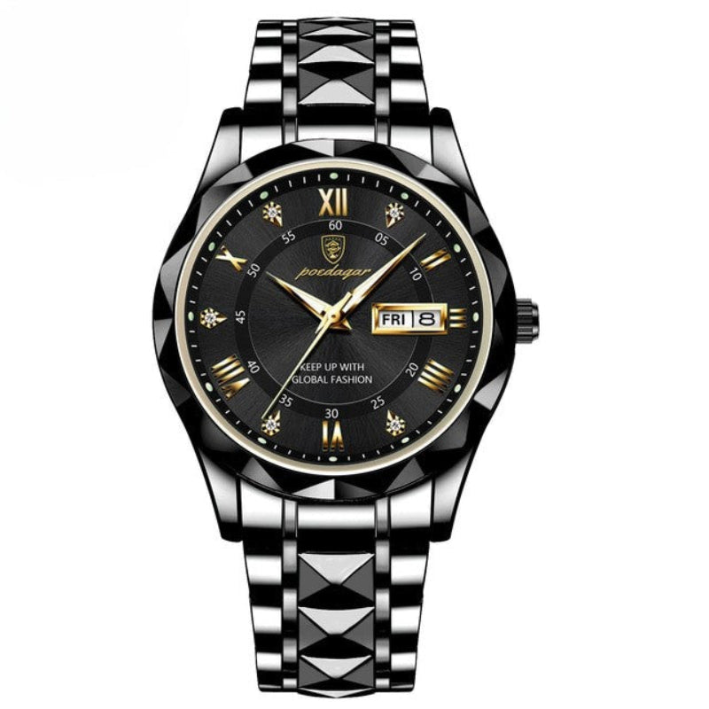 Adrian – Men’s Watch with Waterproof Build and Luminous Display