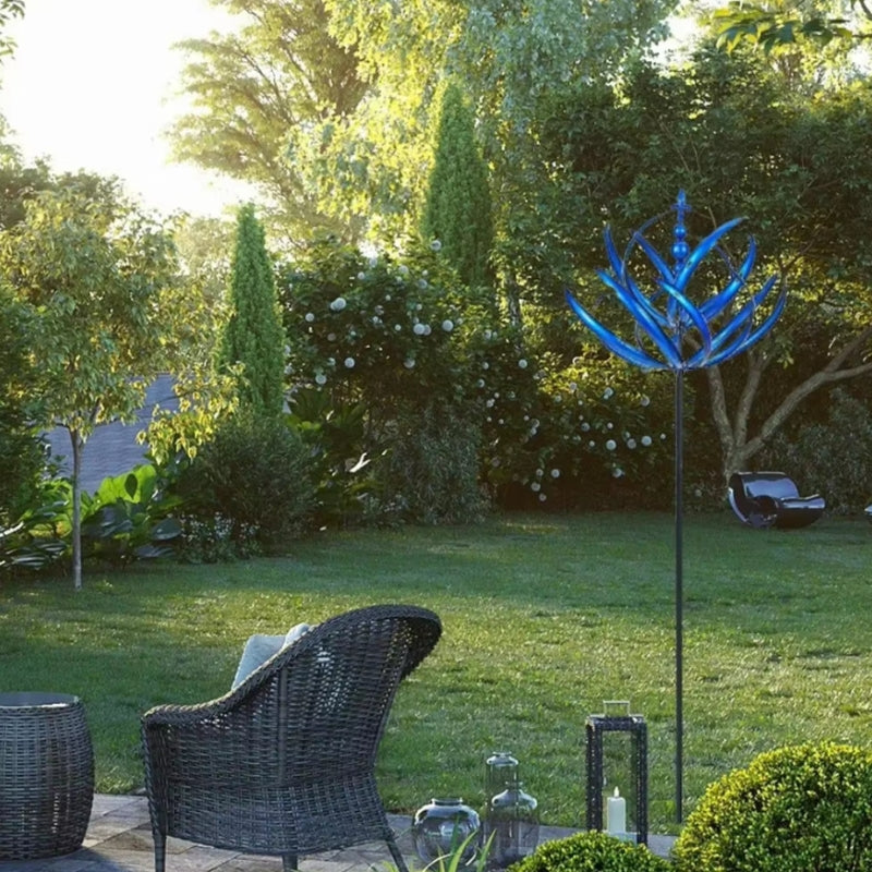 SkyTwirl – Outdoor Wind Spinner with Artistic Rotating Blades