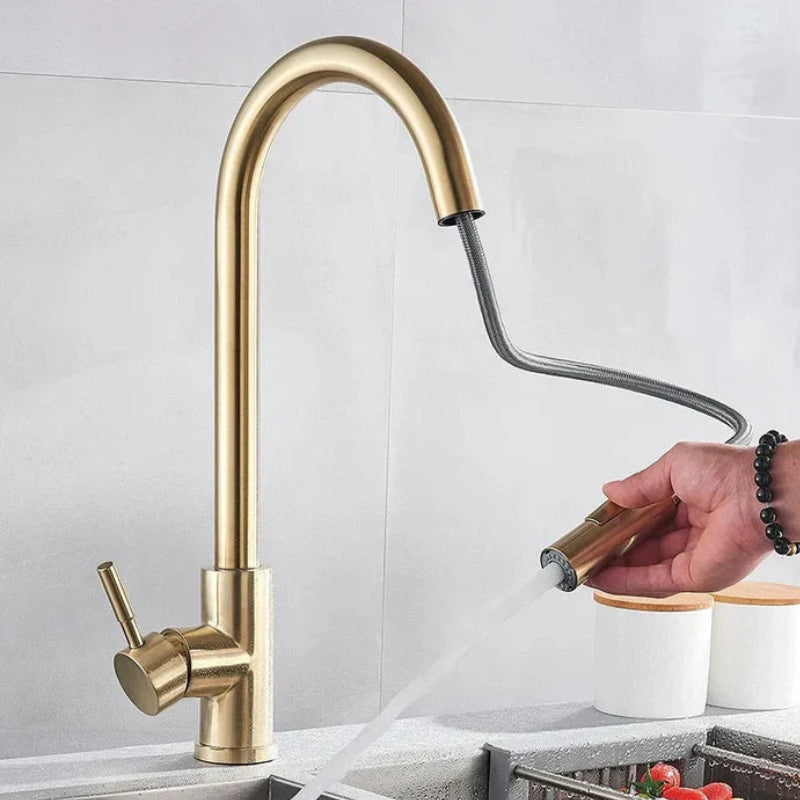 AquaFlow – 360° Swivel Mixer with Adjustable Handle