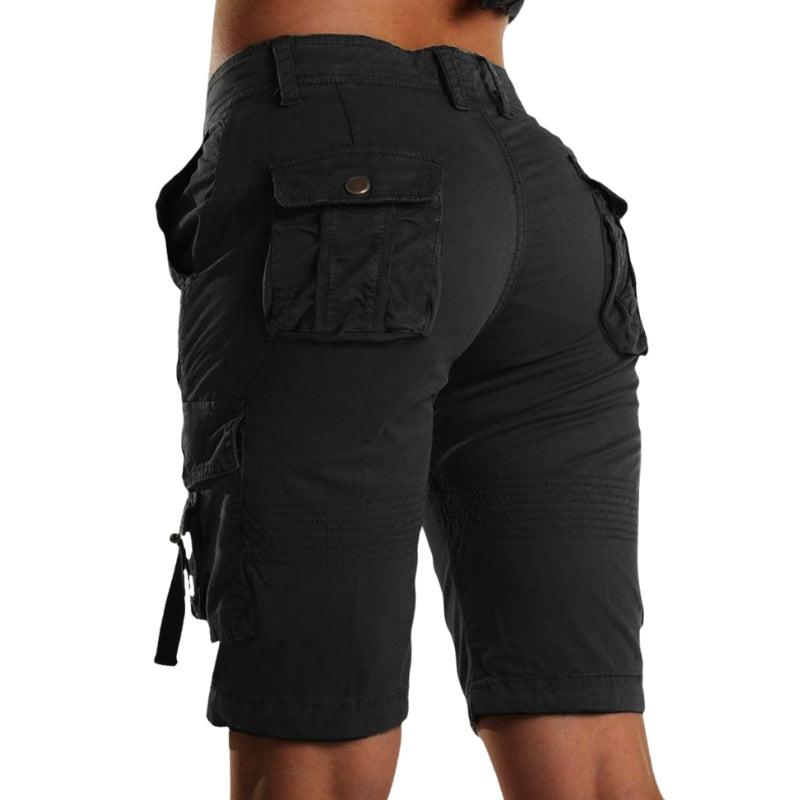 Elena – Flex Cargo Shorts with Adjustable Waist and Storage Pockets