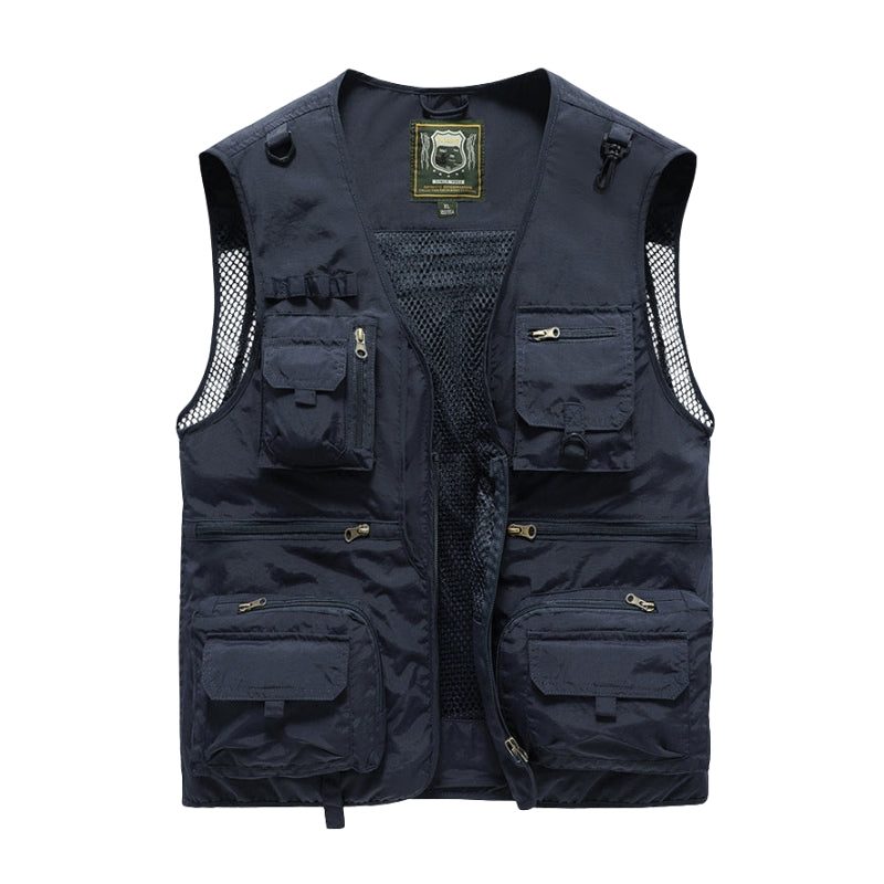 Toby – Lightweight Outdoor Vest with Zipper and Functional Pockets