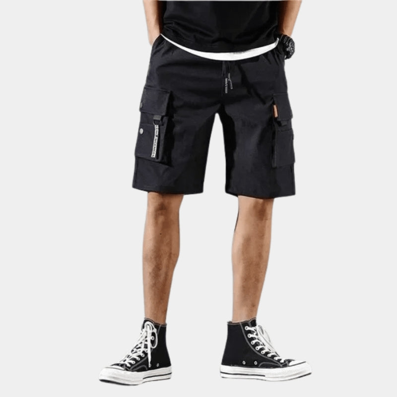 Lucas – Modern Casual Cargo Shorts with Adjustable Waist and Multiple Pockets