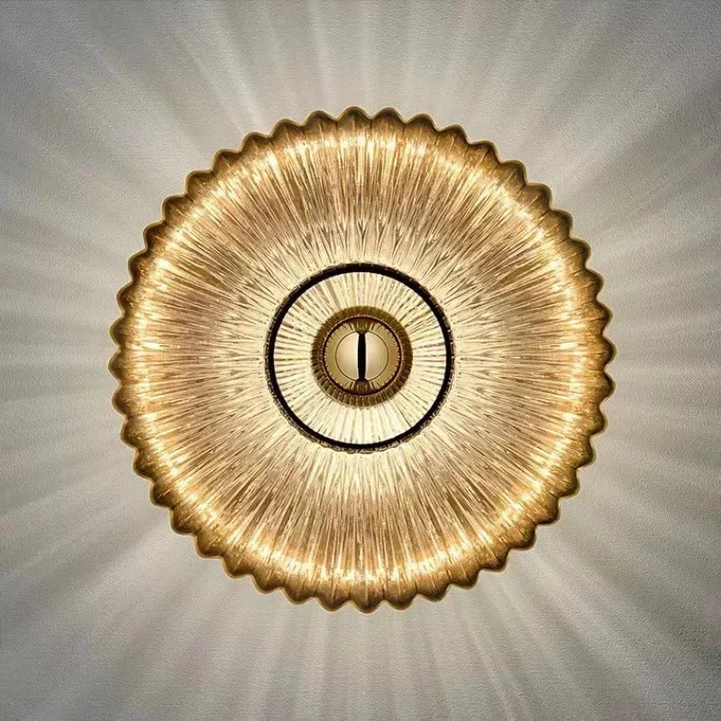 GlowAura – Wall Lamp with Minimalist Design and Warm Ambient Lighting