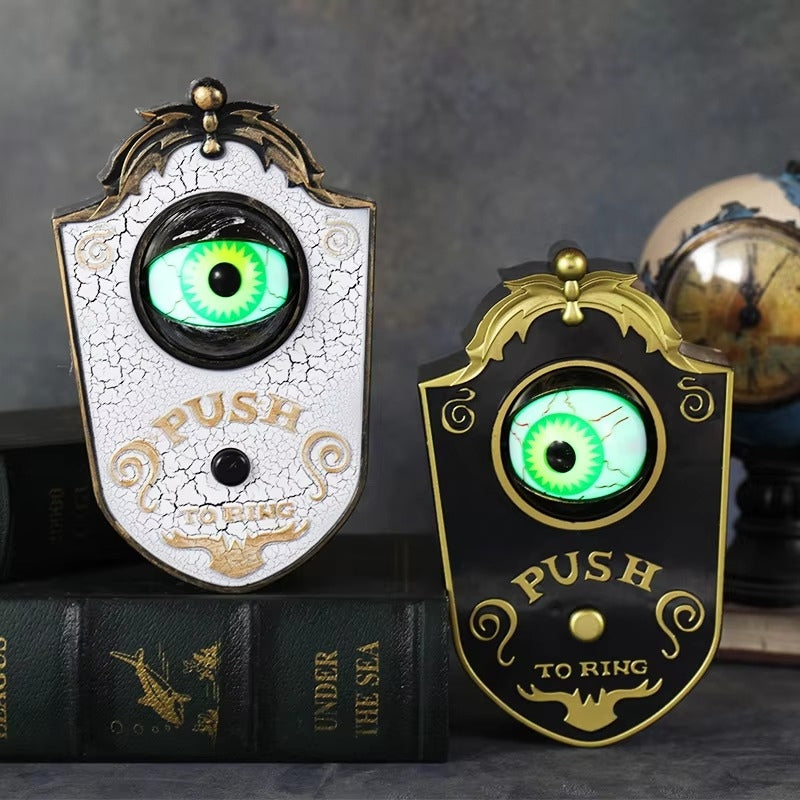 CreepoGlow - Halloween Spider Doorbell With Light And Sound Effects