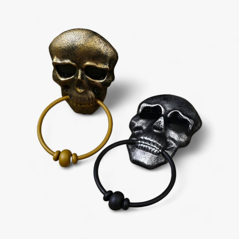BoneForge - Skull Door Knocker With LED Eyes And Sound Effects