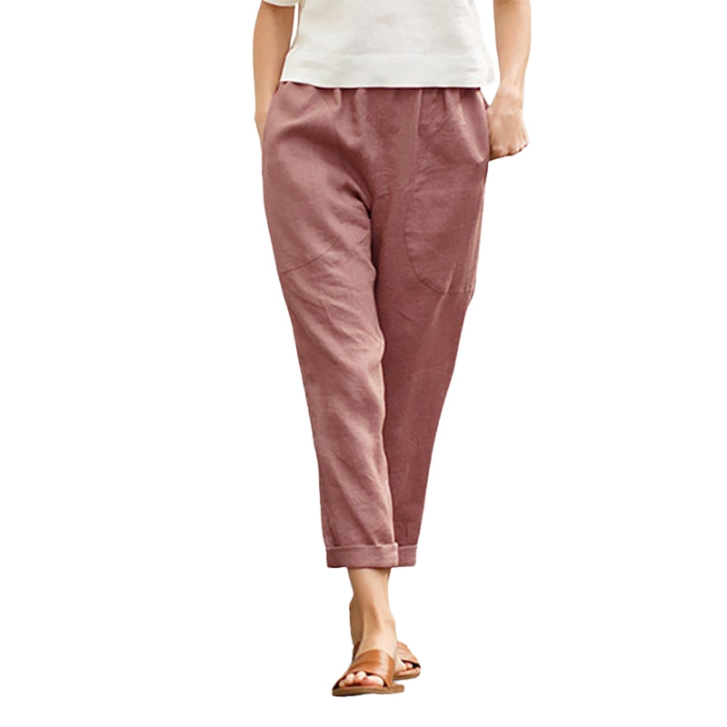 Isabella – Relaxed Straight-Leg Women’s Pants with Functional Side Pockets