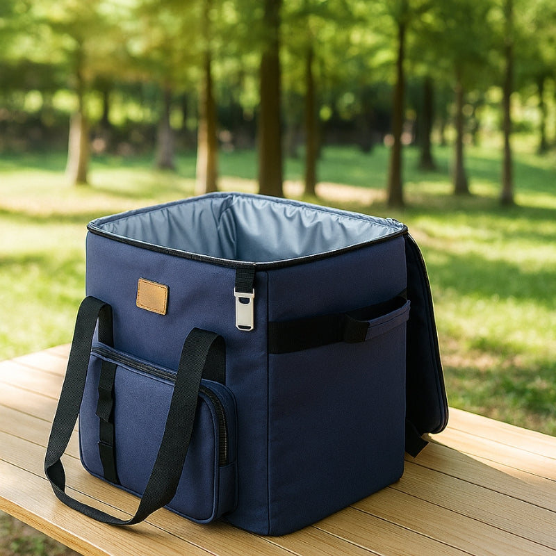 FrescoBag – Large Foldable Cooler Bag with Multiple Compartments