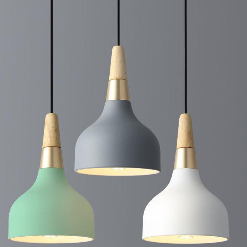 LumeArt – Modern Macaron Disc Pendant Lamp with Vibrant Colors