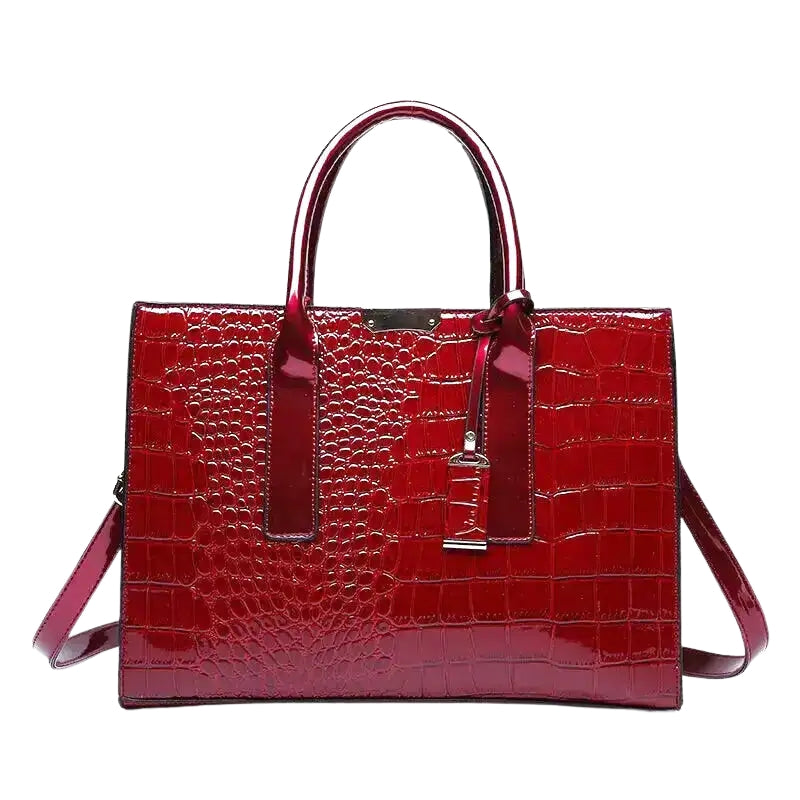 Anneliese – Leather Handbag with Adjustable Shoulder Strap and Structured Design