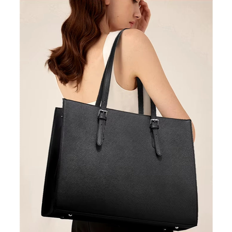 Isolde - Polyester Handbag with Adjustable Shoulder Strap and Multiple Compartments