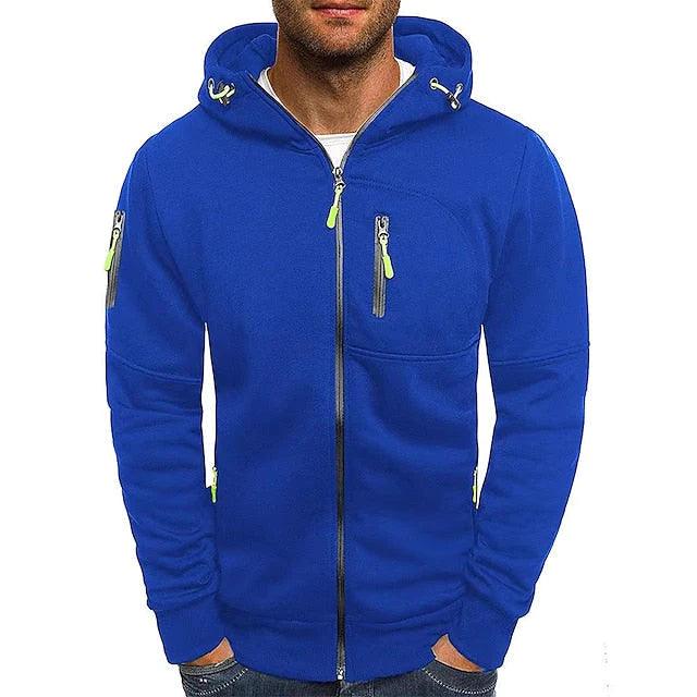Max – Full-Zip Hoodie with Adjustable Hood and Zipper Pockets
