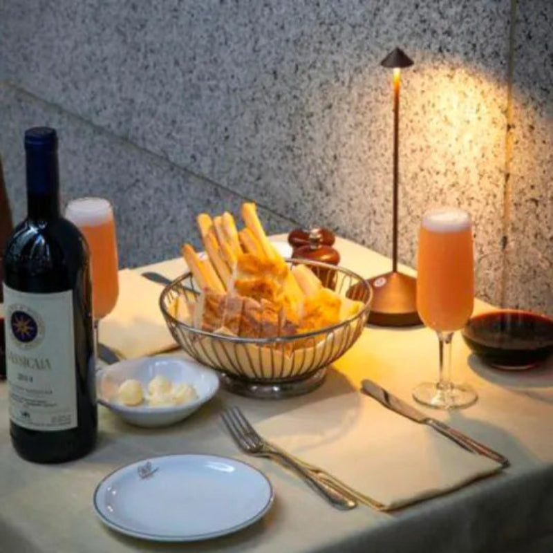 LumiSphere – Modern Table Lamp with Adjustable Brightness and Water-Resistant Design
