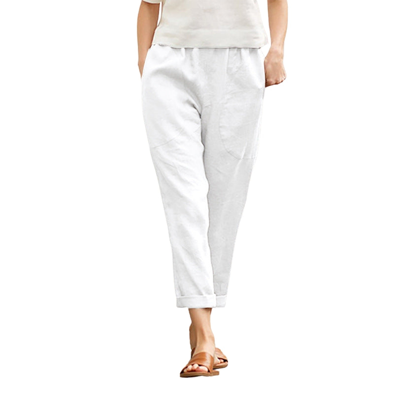 Isabella – Relaxed Straight-Leg Women’s Pants with Functional Side Pockets