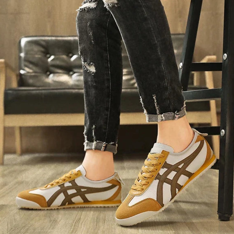 Ethan – Sneakers with Flat Sole and Classic Round Toe