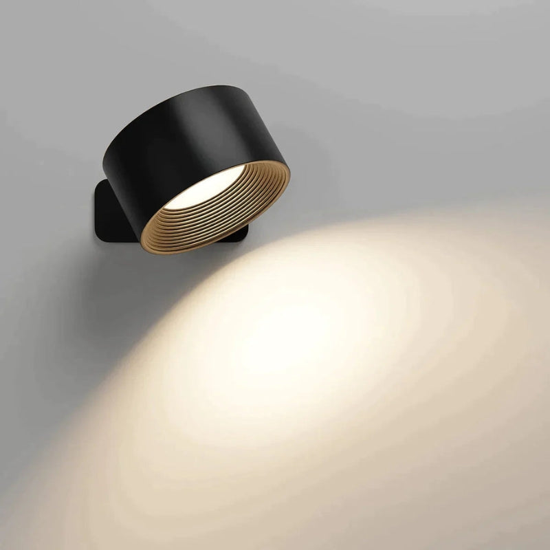 FreedomGlow – Rechargeable Touch Wall Lamp with 360° Rotation and Portable Use