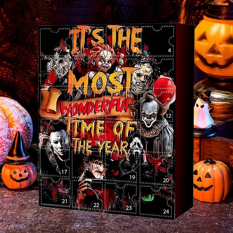 NightmareChest - 24-Day Horror Movie Countdown Calendar with Collectible Figures
