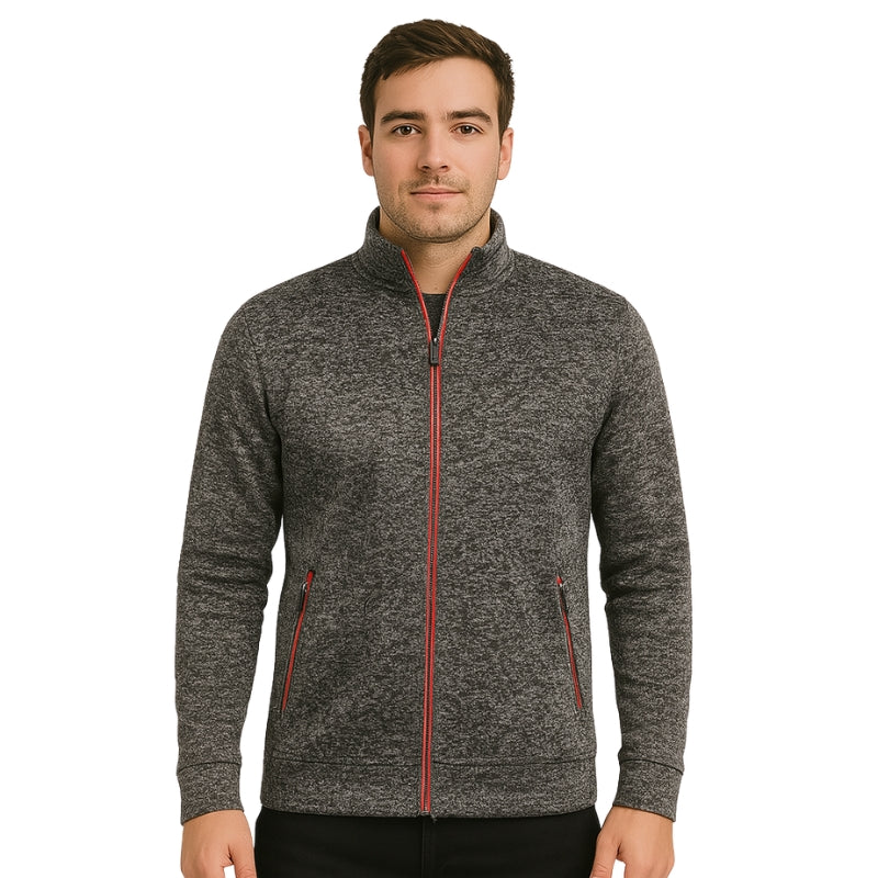 Tobias – Long Sleeve Jacket with Zip and Pockets