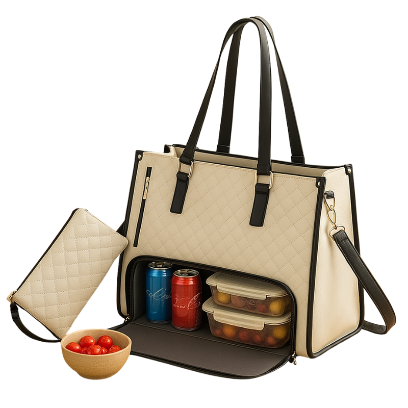 Ava – Zippered Bag with Multiple Storage Compartments