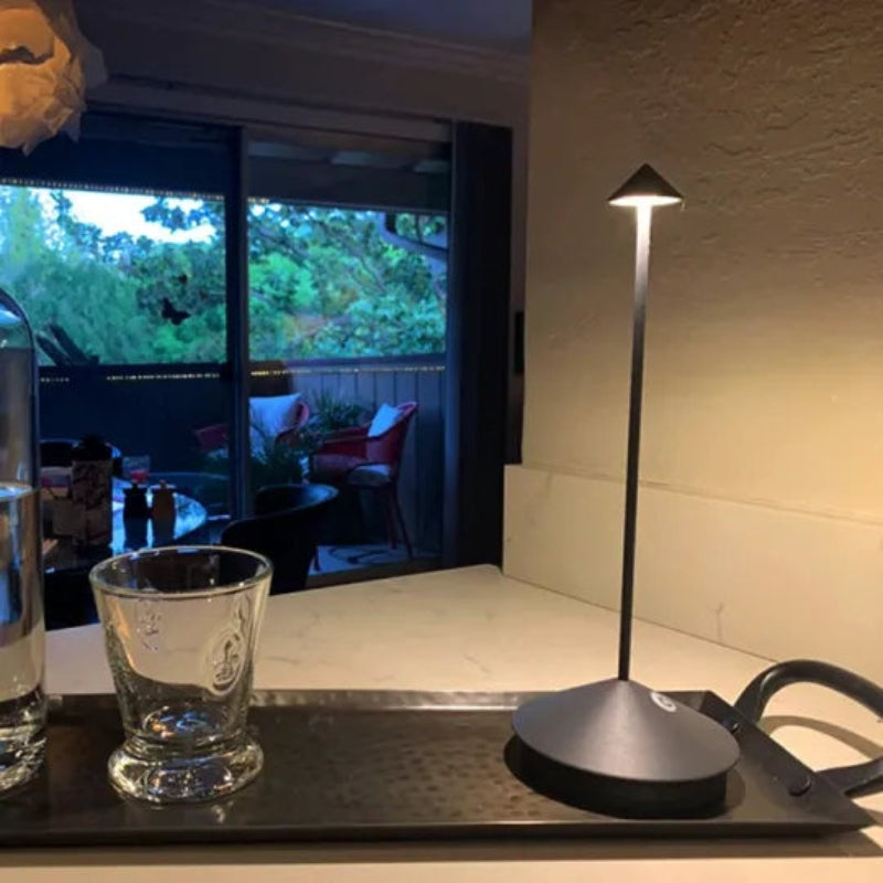 LumiSphere – Modern Table Lamp with Adjustable Brightness and Water-Resistant Design