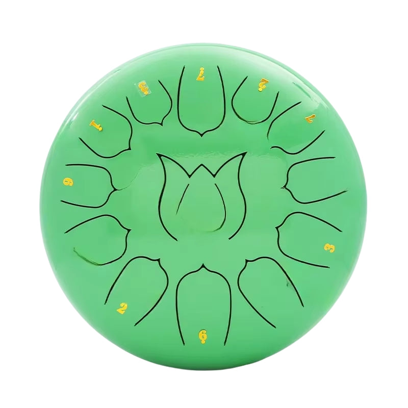 ToneEase – Steel Hand Pan Drum with Multi-Tone Layout and Accessories
