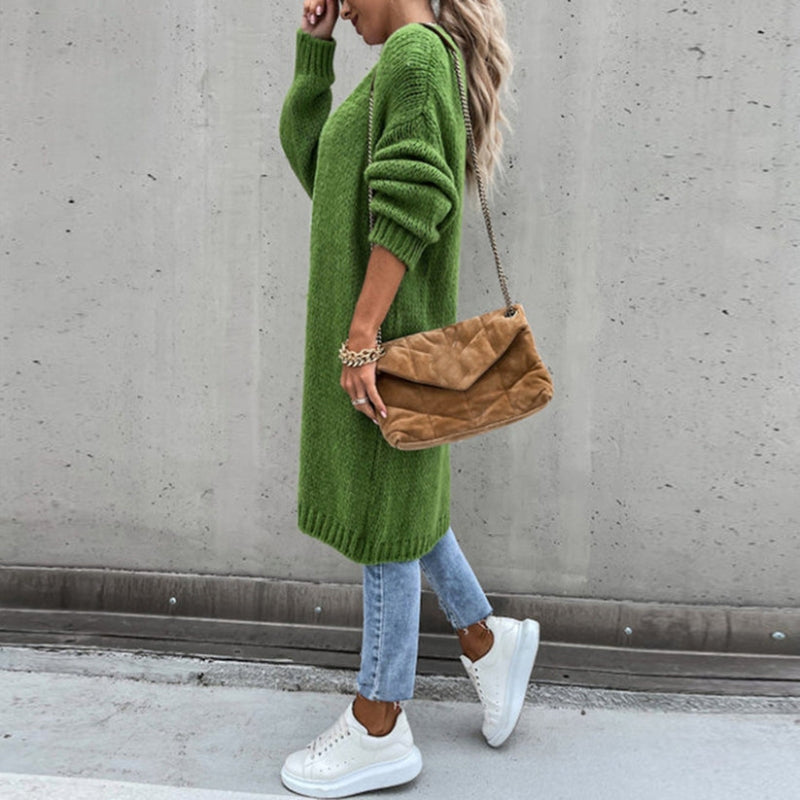 Hanna – Loose Fit Knitted Cardigan with Long Sleeves