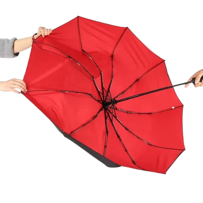 StormShield – Automatic Double-Canopy Mini Umbrella with Alloy Frame